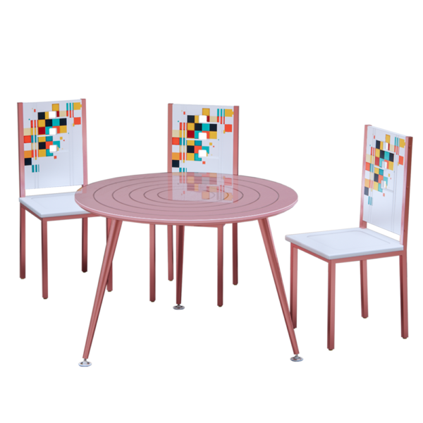 ROUND DINING TABLE SET